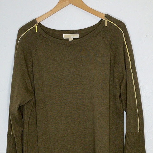 Michael Michael Kors Olive Green Sweater Dress - Picture 6 of 8